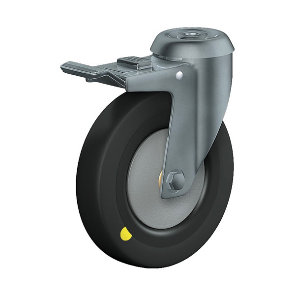 Swivel Castor With Total Lock Institutional Series 330R, Wheel EL